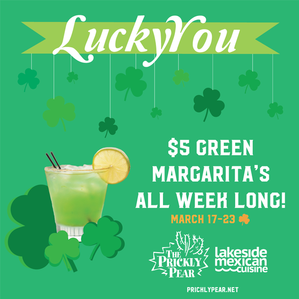 Prickly Pear St Patrick's Day Social Post