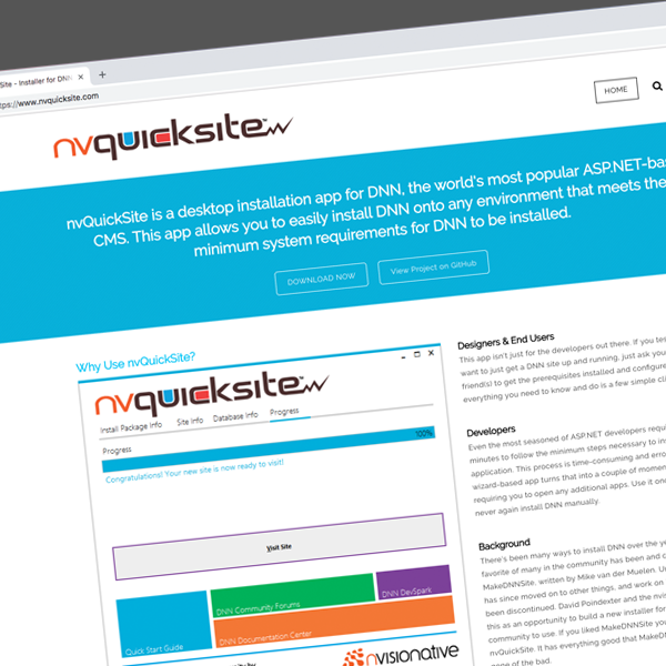 nvQuickSite Website