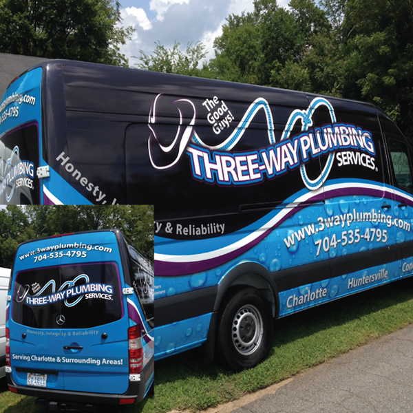 Three-Way Plumbing Fleet Graphics